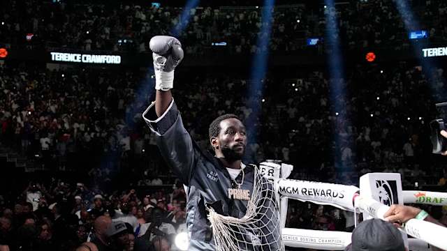 Terence Crawford before fighting Errol Spence.